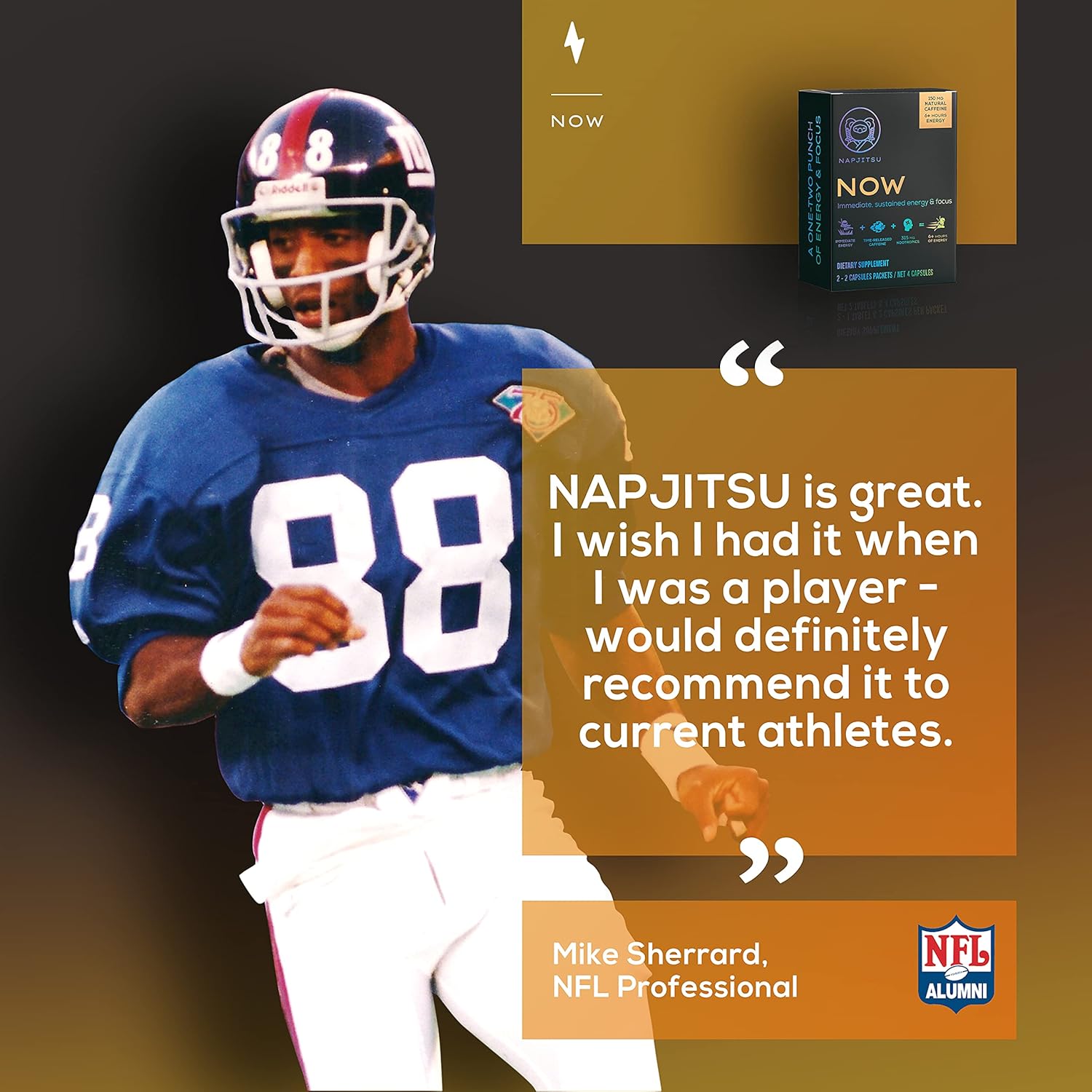 NAPJITSU Now Sustained Energy Supplement - 315mg of Nootropics with Caffeine - Crash-Free Brain Enhancer for Focus and Mental Clarity - Natural Energy Pills - 28 Count : Health & Household