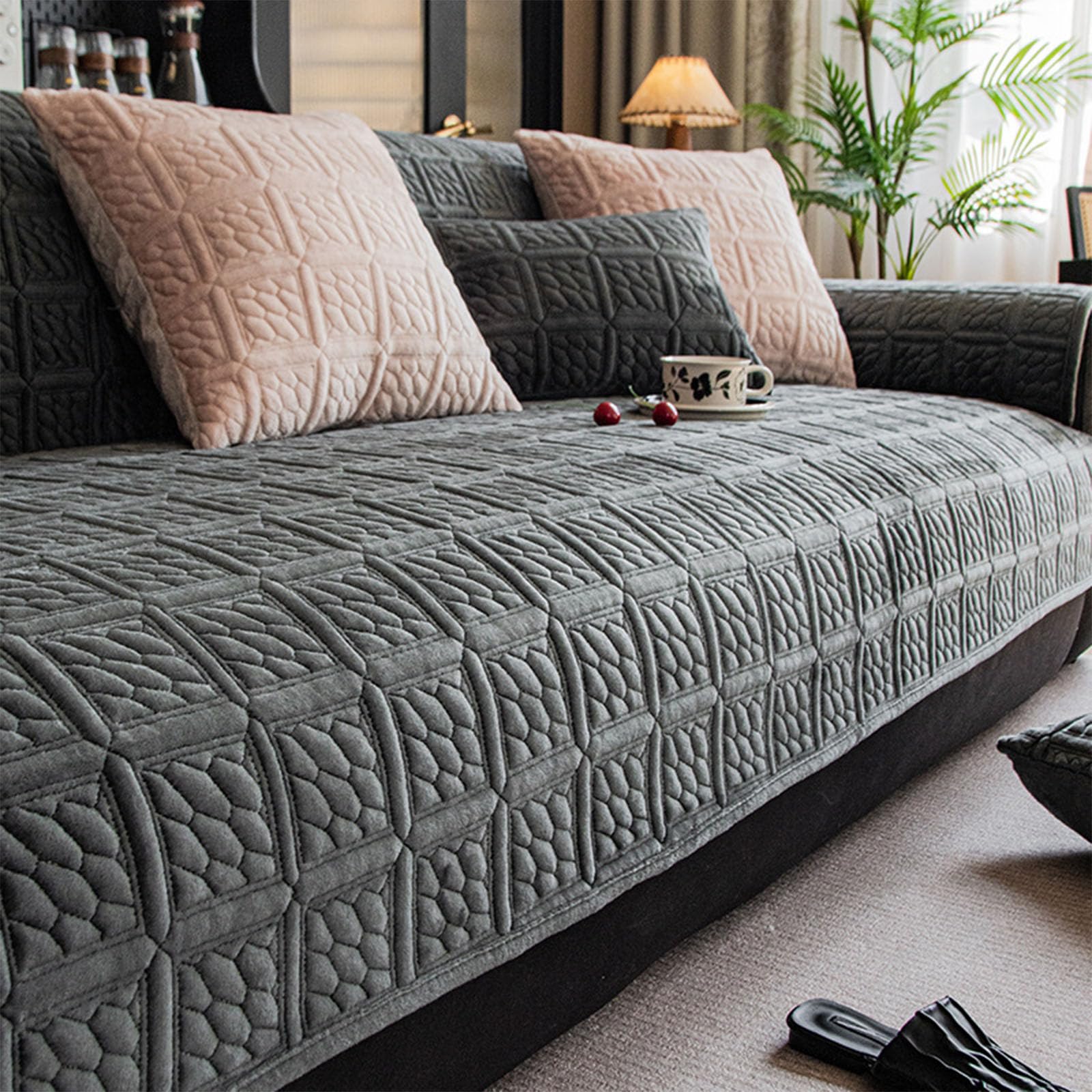 Coussin de canapé en velours de lait pour un confort cocooning unique