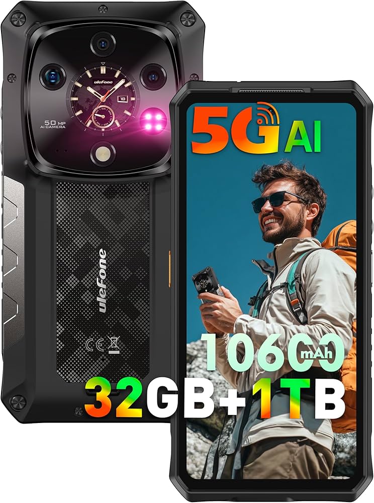 Amazon.com: Ulefone Armor 28 Ultra 5G AI Rugged Phone, 32GB+1TB