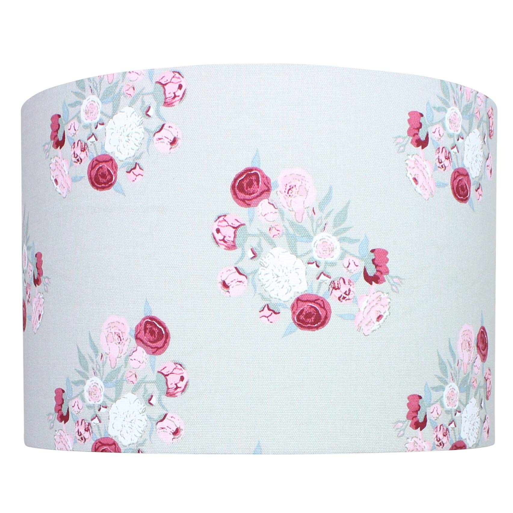 Peonies Floral Sophie Allport Drum Lampshade (20 cm Diameter x 18 cm High Ceiling Pendant)