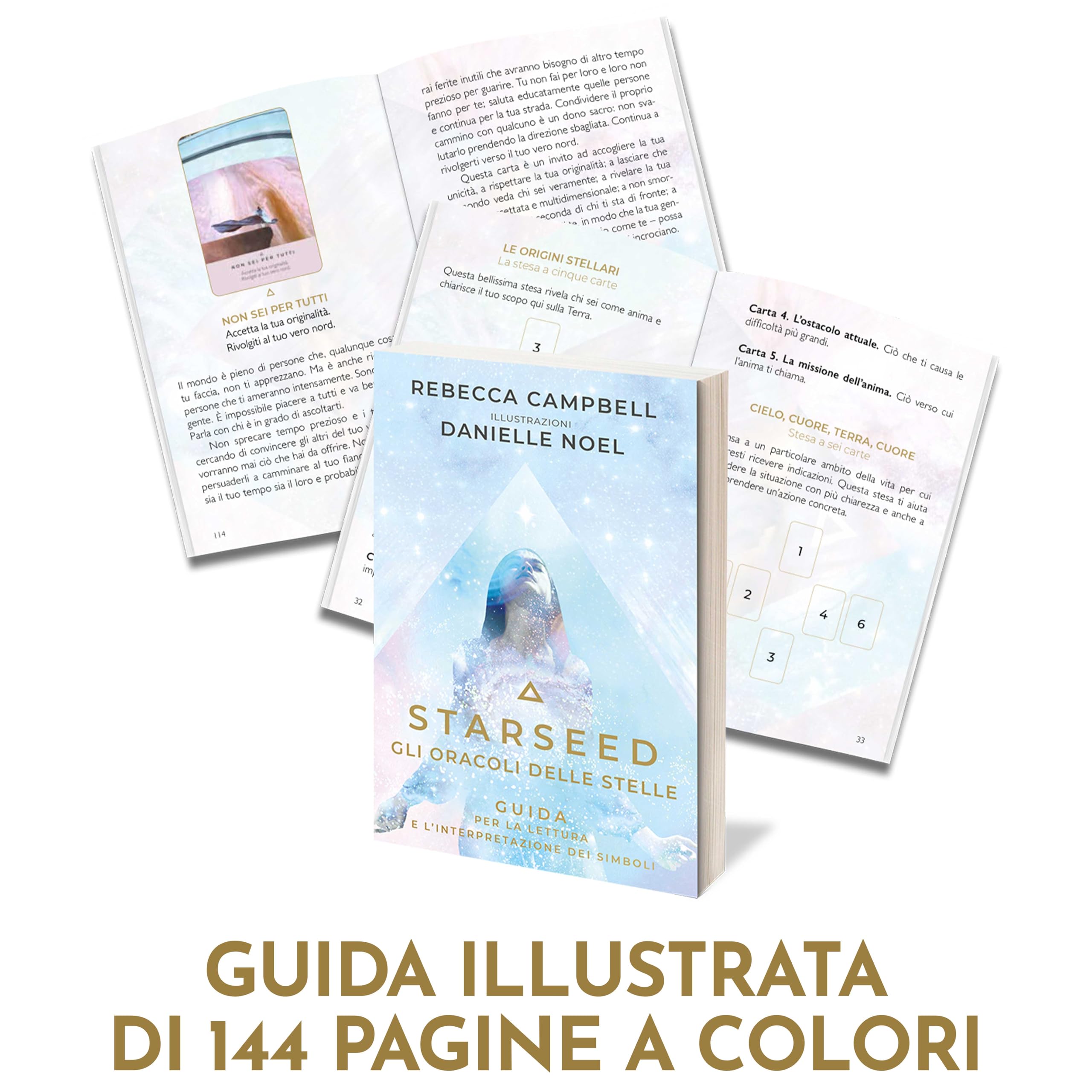 Starseed. Gli oracoli delle stelle. 53 Carte con guida illustrata. Idea regalo. Offrono ispirazione, guidano e supportano la connessione alle energie dell’Universo