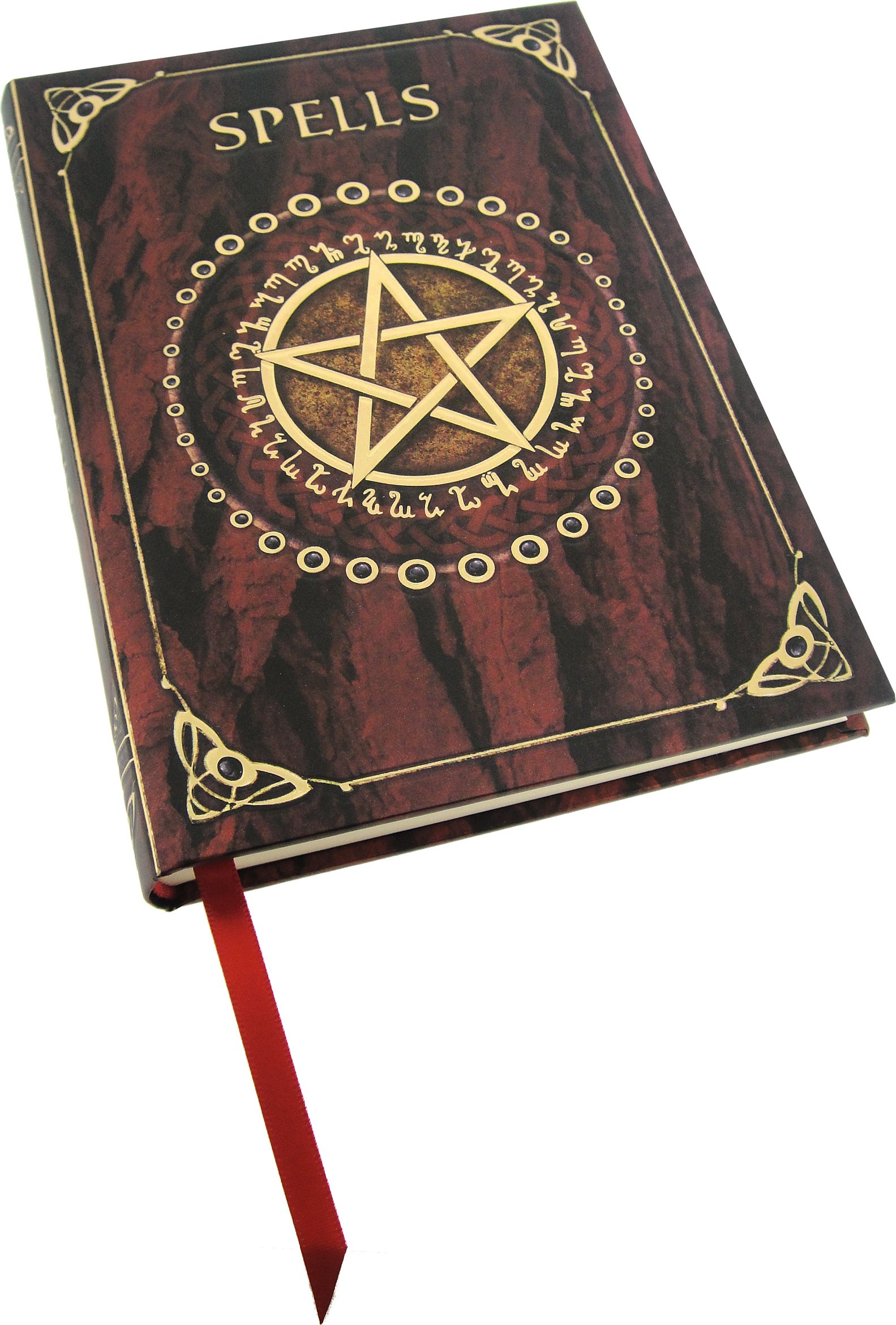 Pacific Giftware Red Nemesis Now Spell Book Journal 17Cm, Coated, Wood Free Paper