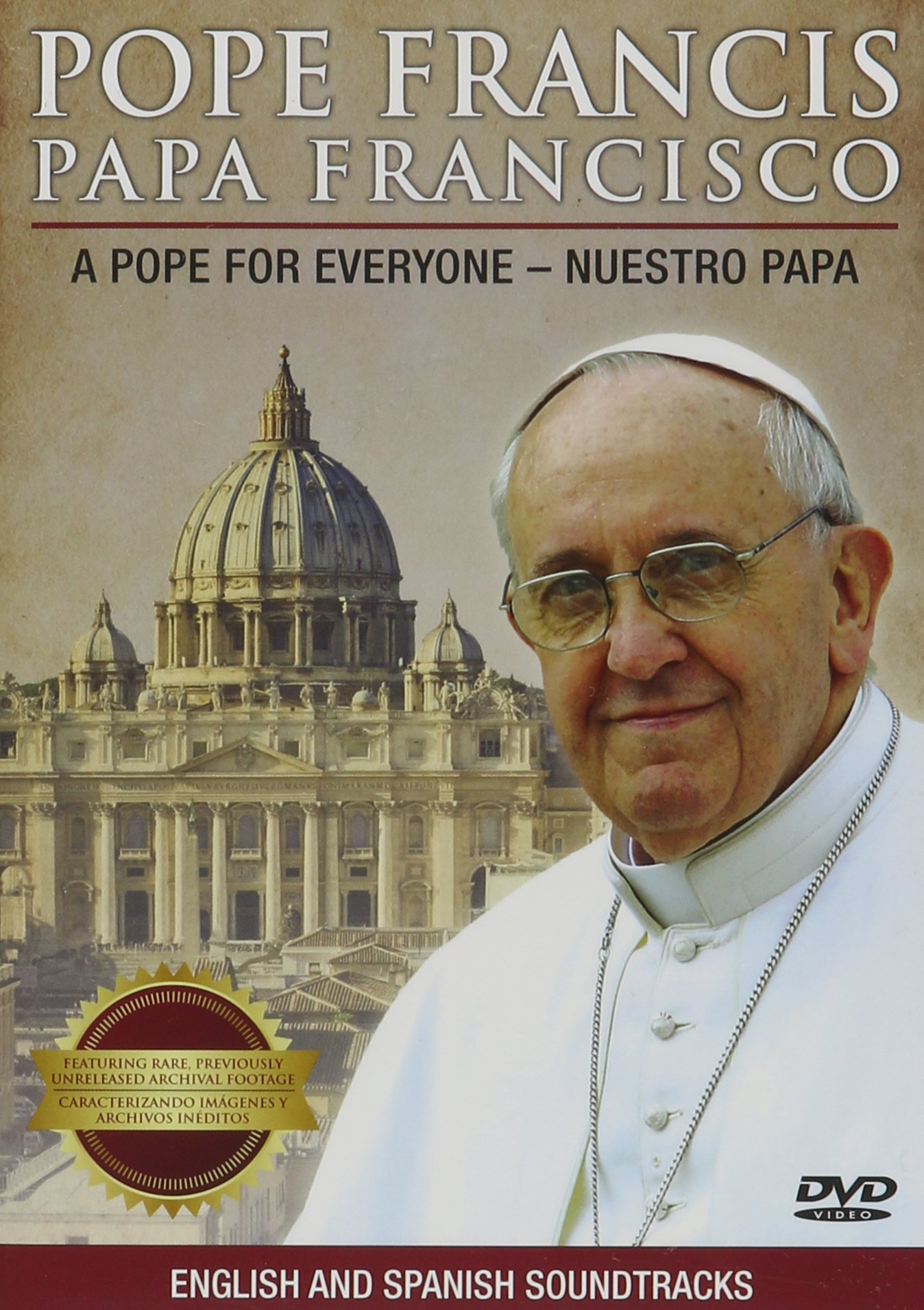 Papa Francisco en DVD de USA el regalo ideal para aniversarios y colecciones religiosas