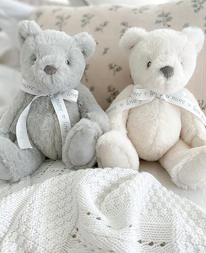 Miniatura 7 de MON AMI 'Love U' - Oso de peluche de 10 pulgadas, color crema, juguetes de baby shower, juego imaginativo, lindos peluches para niños, niños