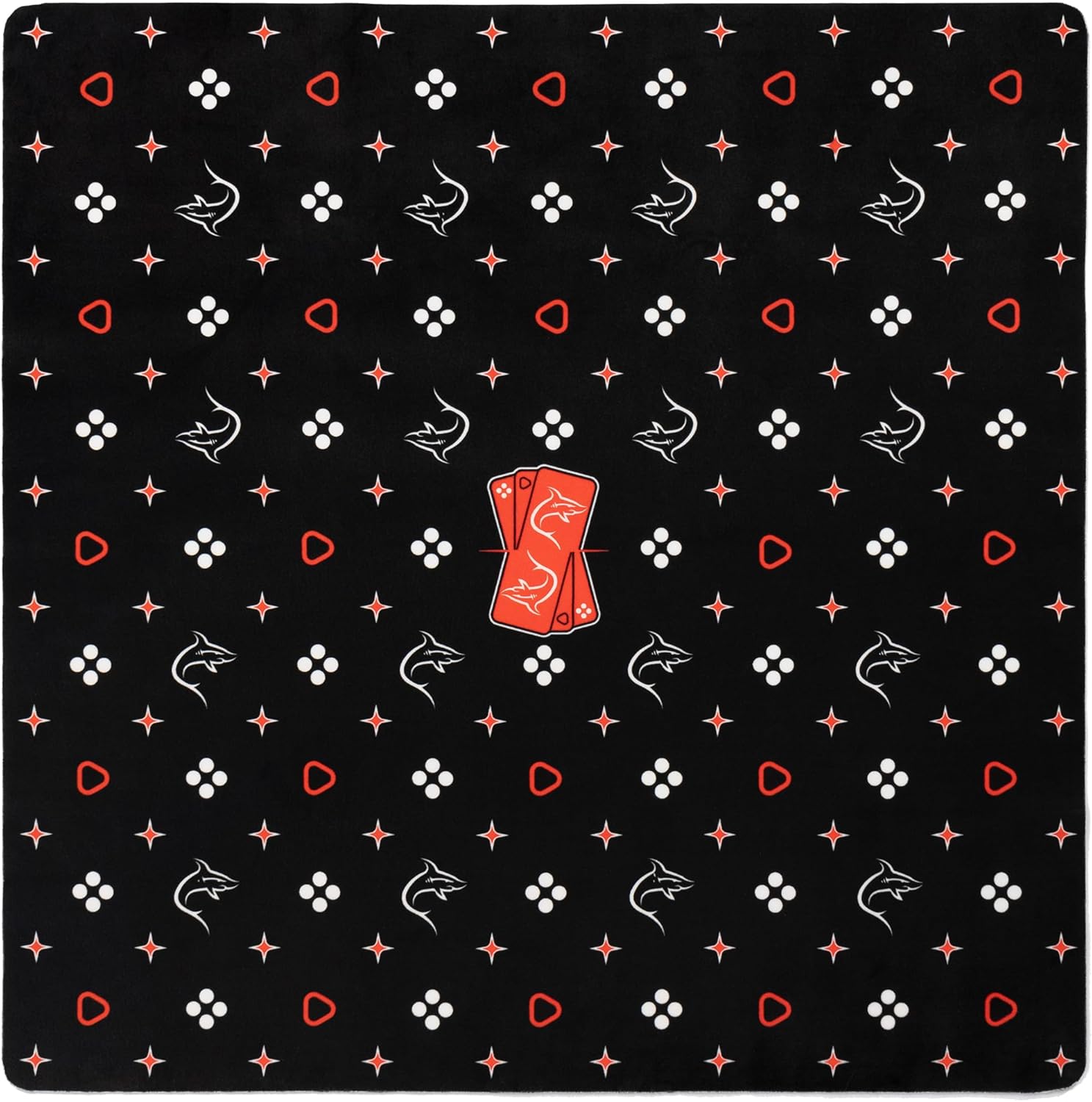 Card Shark TGA 2 Player Cloth Mat (Black)