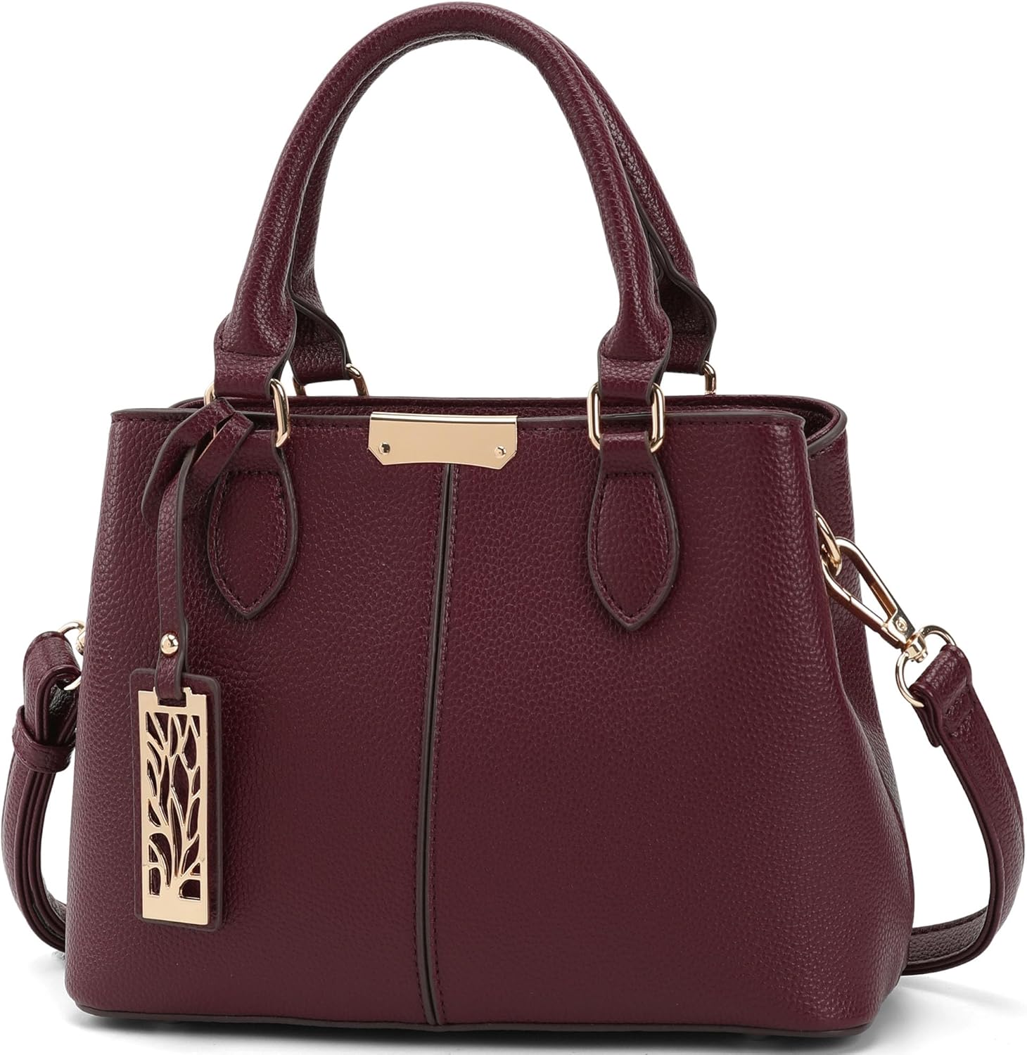 GEMIU Small Purses and Handbags for Women, Fashion Shoulder Tote Bags Zipper Leather Top Handle Satchel Crossbody Bags