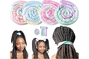 Beaditwearitloveit 1 Satin Spiral Loc Hair Tie Dreadlock Accessories