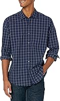 Vista 1 de Tienda Essentials Mens Regular-Fit Long-Sleeve Casual Poplin Shirt