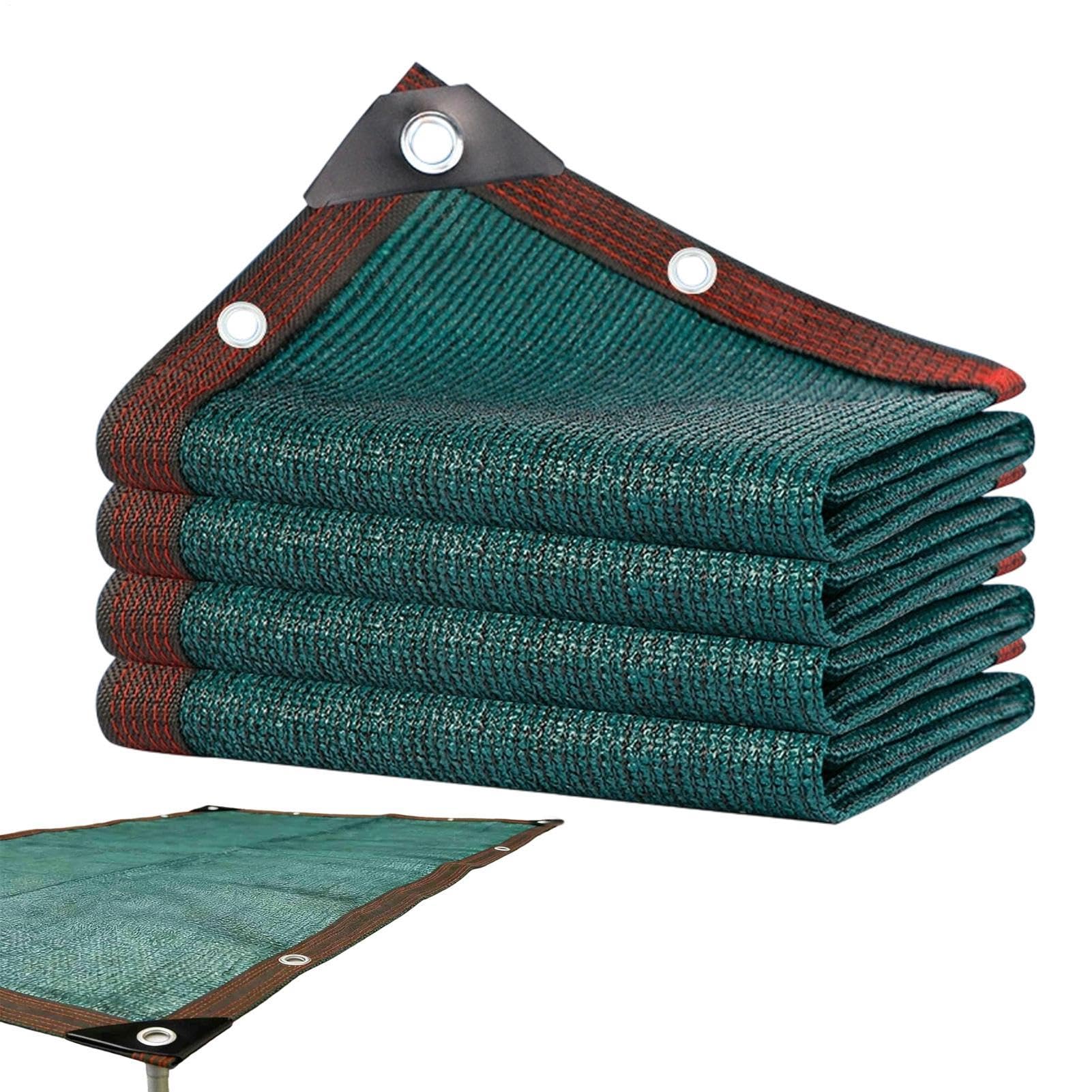 Malla de Sombreo para Plantas Malla Transpirable con Protección UV y Ojales | Pantalla Sombra de Malla Para Verduras, Frutas, Patio, Macizos Florales, Exterior, Invernadero, Granero, Gallinero Y P