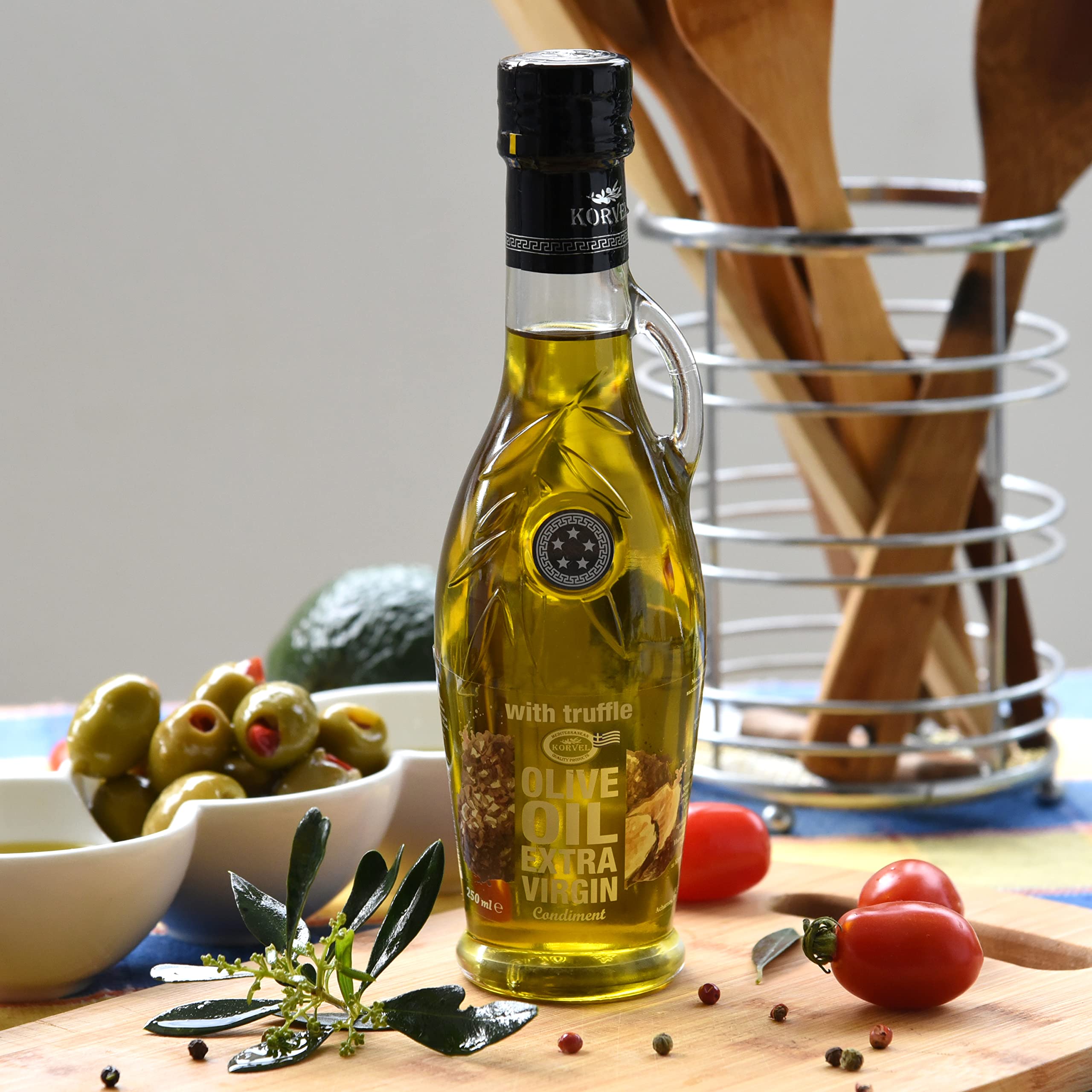 Amazon.com : Extra Virgin olive oil with Truffle flavoured, KORVEL