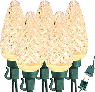 Brizled C9 LED Christmas Lights Warm White