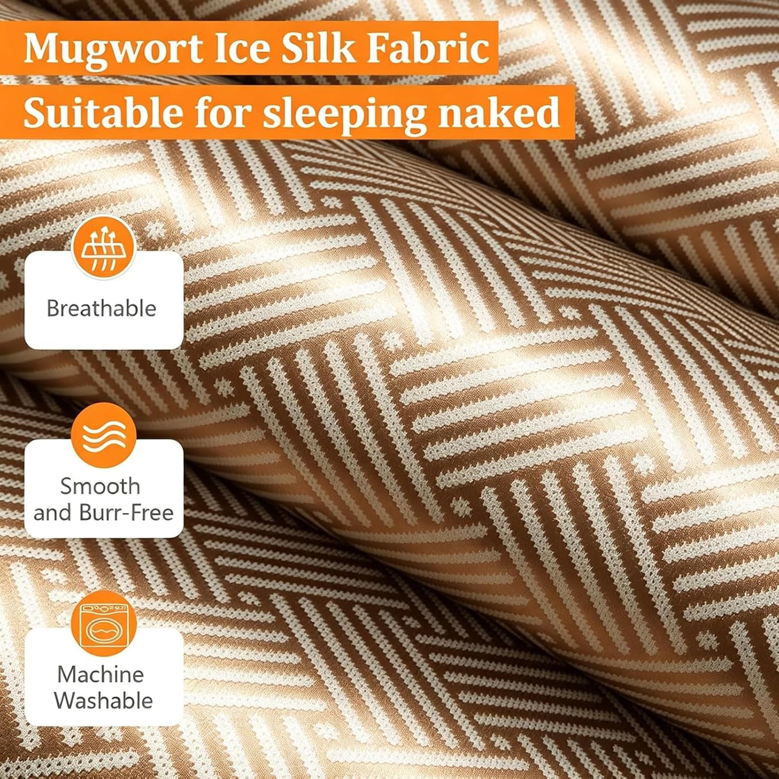 AVSMGP , D, 90 x 190 cm, surmatelas rafraîchissant en soie glacée avec taies d'oreiller, tapis d'été pliable, design nid d'abeille respirant pour un refroidissement rapide pour la maison, les dortoirs
