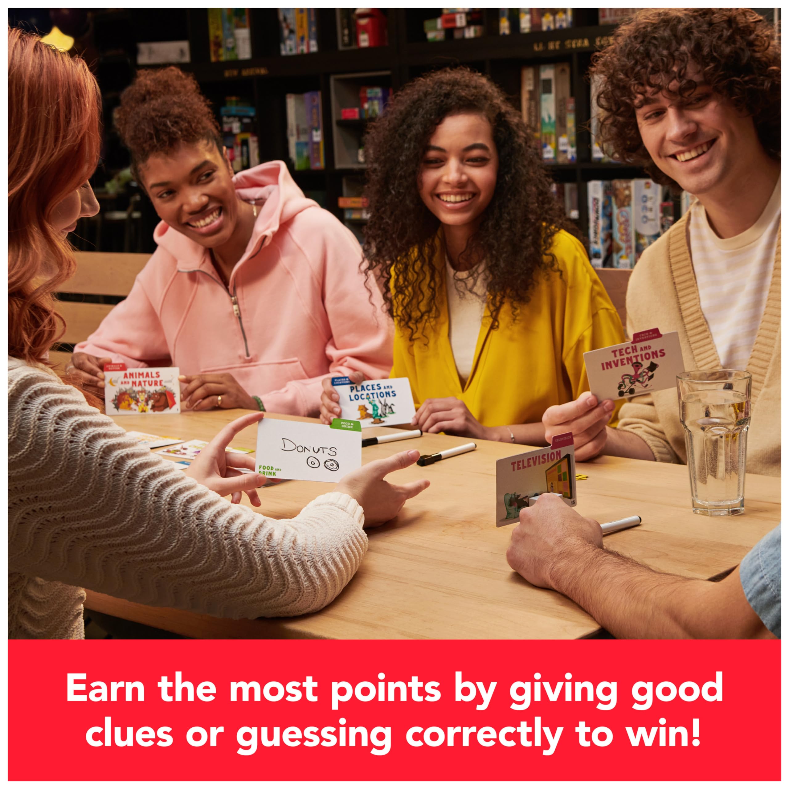 Spin Master Games, Subjektiv, ein Persönlichkeits-Trivia-Spiel für lustigen Familienspielabend, Kinderspiele, Camp-Spiele, Wortspiele, für Kinder und Erwachsene ab 10 Jahren