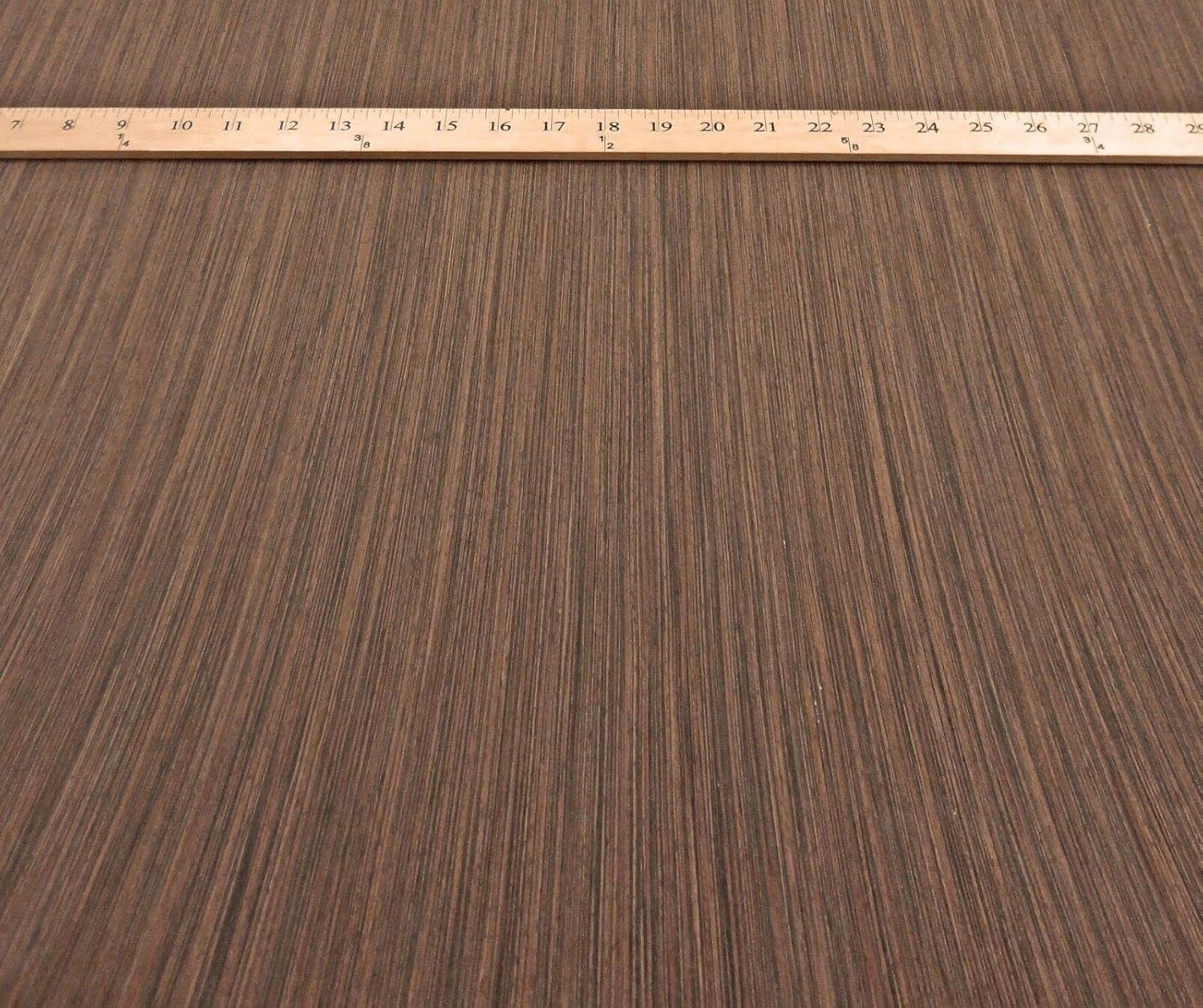 Wenge African Composite Wood Veneer 23" x 13" with Wood Backer 1/25th (# 2803)