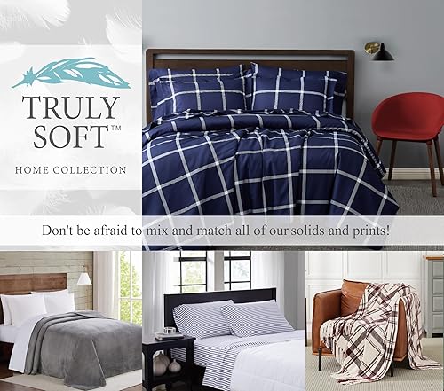 Miniatura 7 de Truly Soft Everyday Juego de sábanas individuales blancas, SS1658WTTW-4700