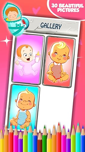 Sweet Baby Coloring Book