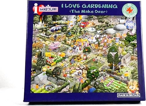 Miniatura 4 de Rompecabezas de 1000 piezas con texto en inglés "I Love Gardening 'The Makeover" de Mike Jupp - Divertido caos de jardinería, diversión para