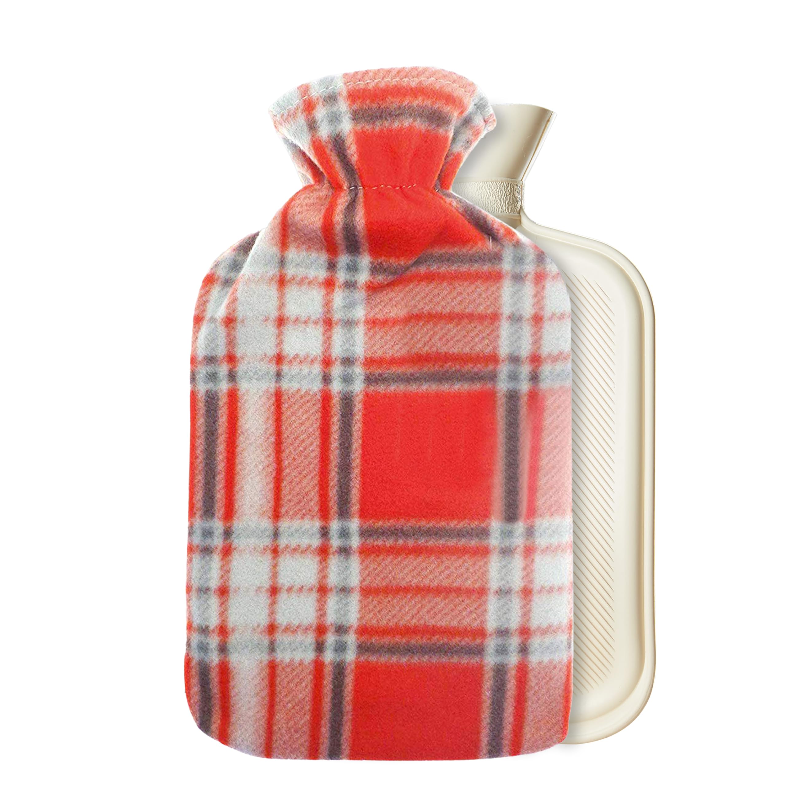 NAANLE Eiffel Tower Hot Water Bottle - Lavender Cover For Pain Relief & Warmth | 1L Transparent
