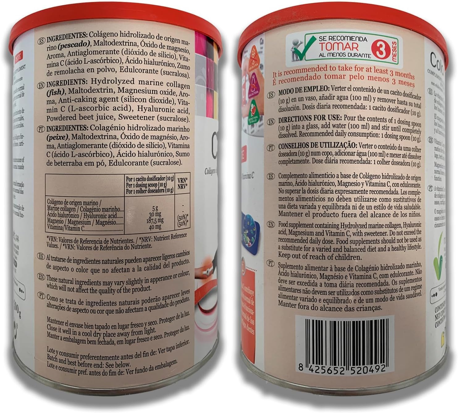 Colamag Bote Envase de 300 gr de Nova Diet