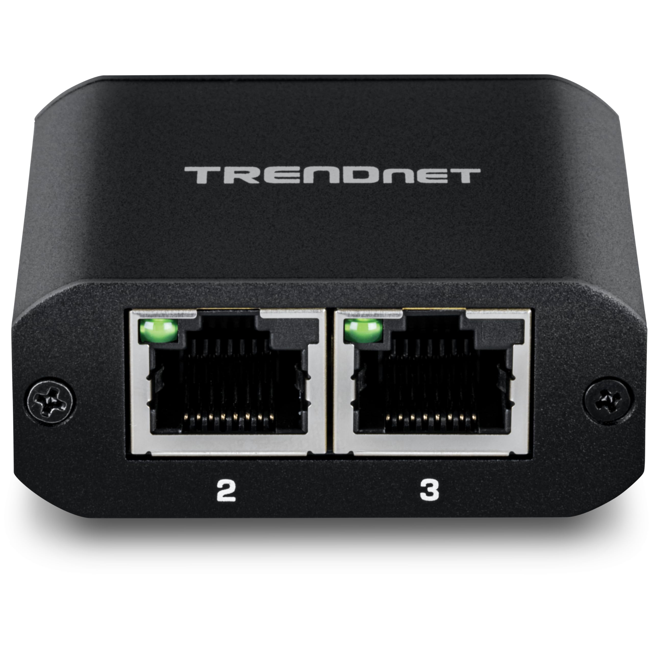 TRENDnet 2-Port Gigabit Splitter with USB Type C Power, TEG-102S, Splits One Network Connection Into Two, Ethernet Splitter, USB Type C Power Cable Included, NDAA & TAA Compliant