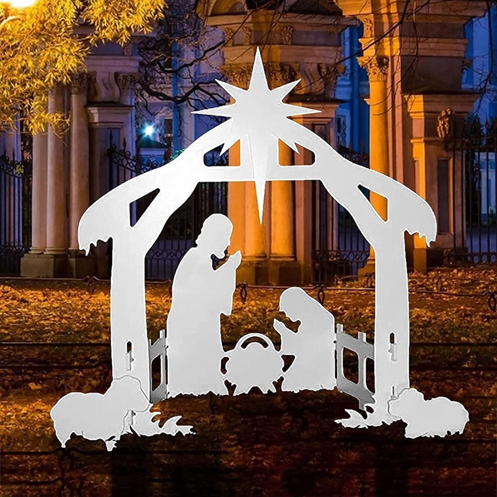 Buy Christmas Outdoor Nativity Set, Weatherproof Outdoor Nativity Scene