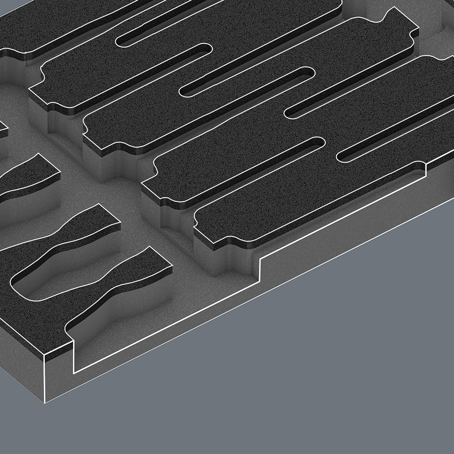 9711 Foam Insert "VDE Screwdrvr Set 1"