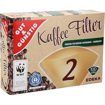 GOOD & CHEAP Pack of 100 Coffee Filters Size 2 Filter Bags 1 x 2
