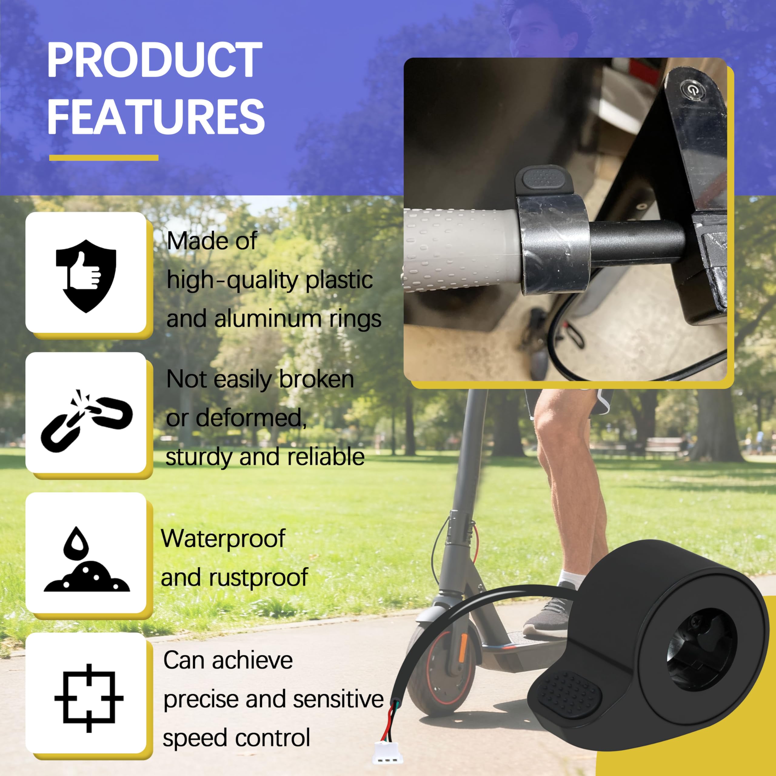 Amazon.com : Zfegto Replacement Thumb Throttle for GOTRAX GXL V2