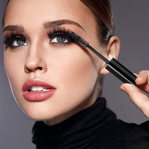 Miniatura 5 de Maitys Paquete de 30 tubos de rímel vacíos de 0.3 fl oz con varita de cepillo, botella recargable para crema de pestañas con embudos, tapones para