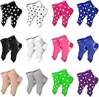 Vista 6 de NEWZILL calcetines de fascitis plantar con soporte de arco, manga de compresión de cuidado de pies 24/7, alivia la hinchazón y espolones de talón