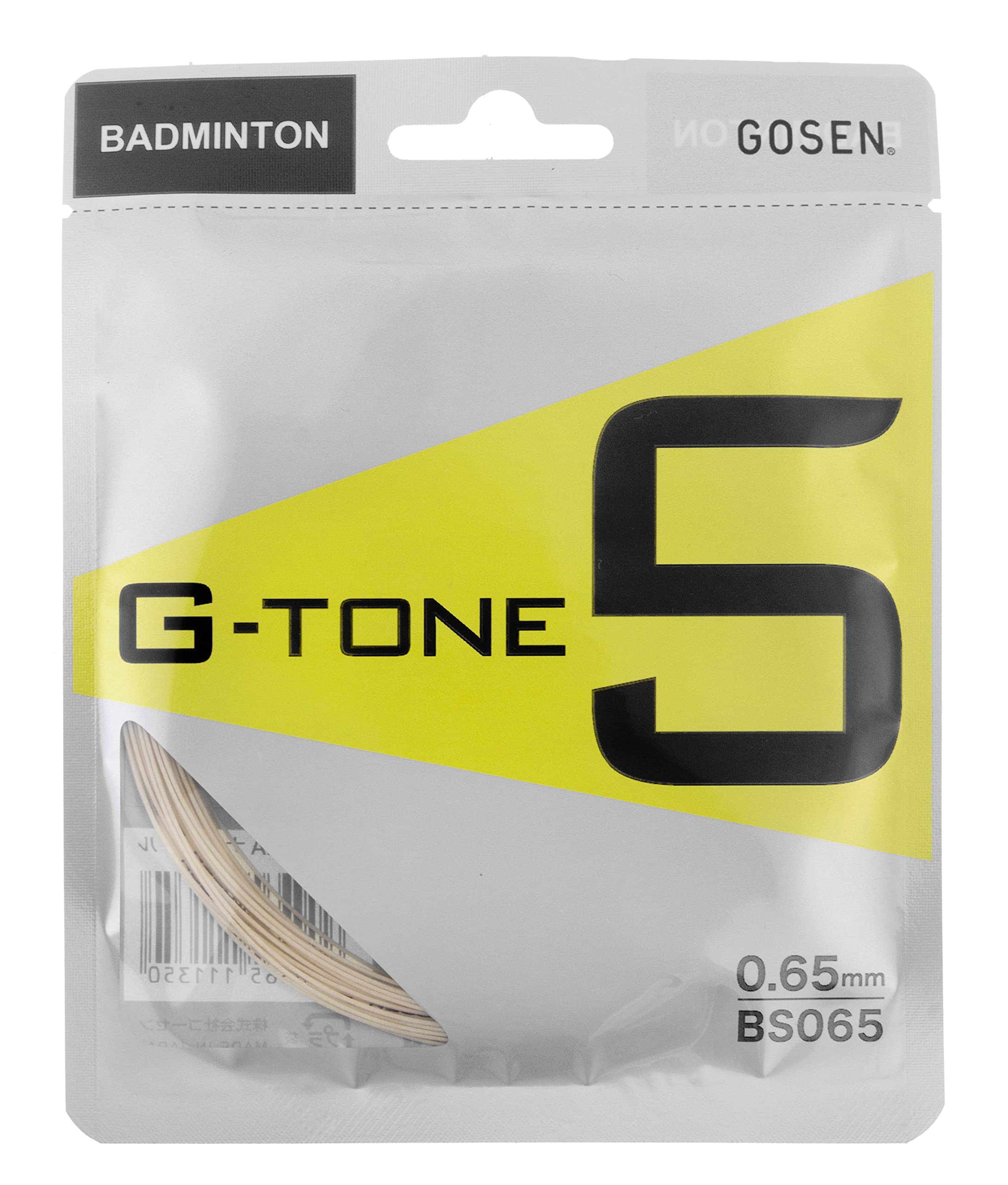 Gosen G-Tone 5 Badminton String White 0.65mm - Made in Japan (B078QKH3CC) Amazon Price History, Amazon Price Tracker