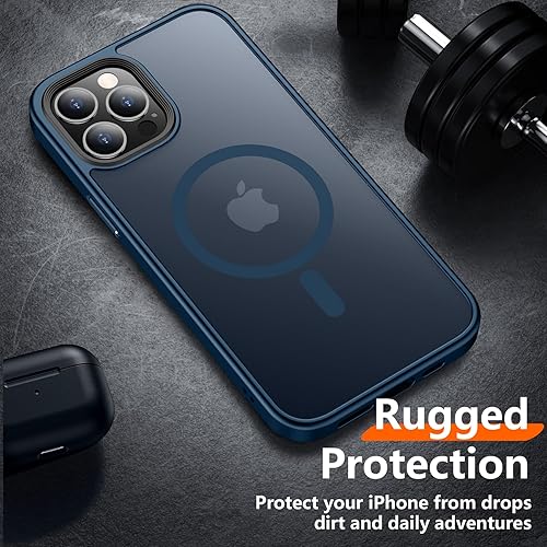 Miniatura 20 de Red2Fire Funda magnética fuerte para iPhone 12 Pro Max [compatible con MagSafe] con 2 unidades [protector de pantalla de vidrio templado] Funda