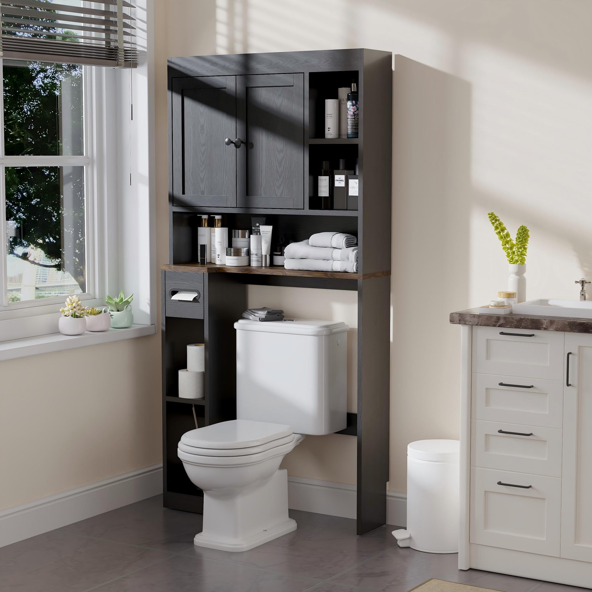 Nivisre Over The Toilet Storage Cabinet - bathroom furniture | Mubboo