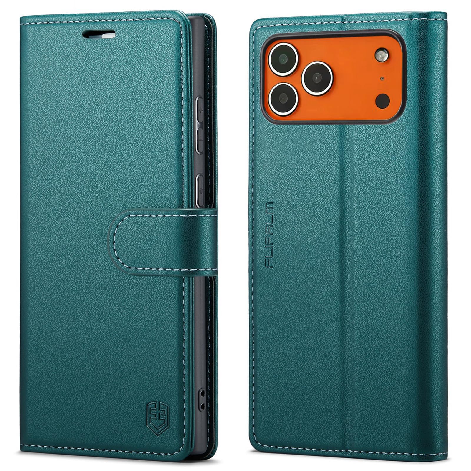 Photo 1 of FLIPALM Wallet Case for iPhone 17 Pro - Green