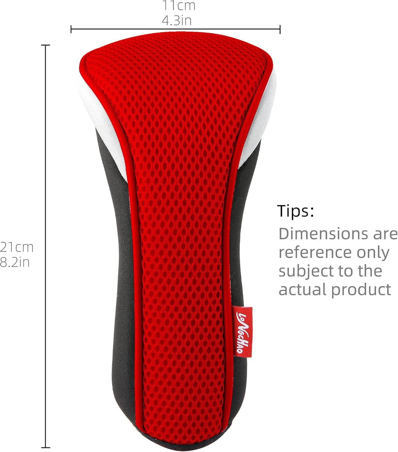 KYTAI 4Pcs Golf Hybrid Club Head Cover with Interchangeable No. Tag UT Cover (Red) : Sports & Outdoors