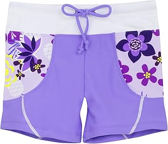 Amazon Com Tuga Girls Swim Shorts 1 14 Years Upf 50 Sun Protection Board Short Sports Outdoors