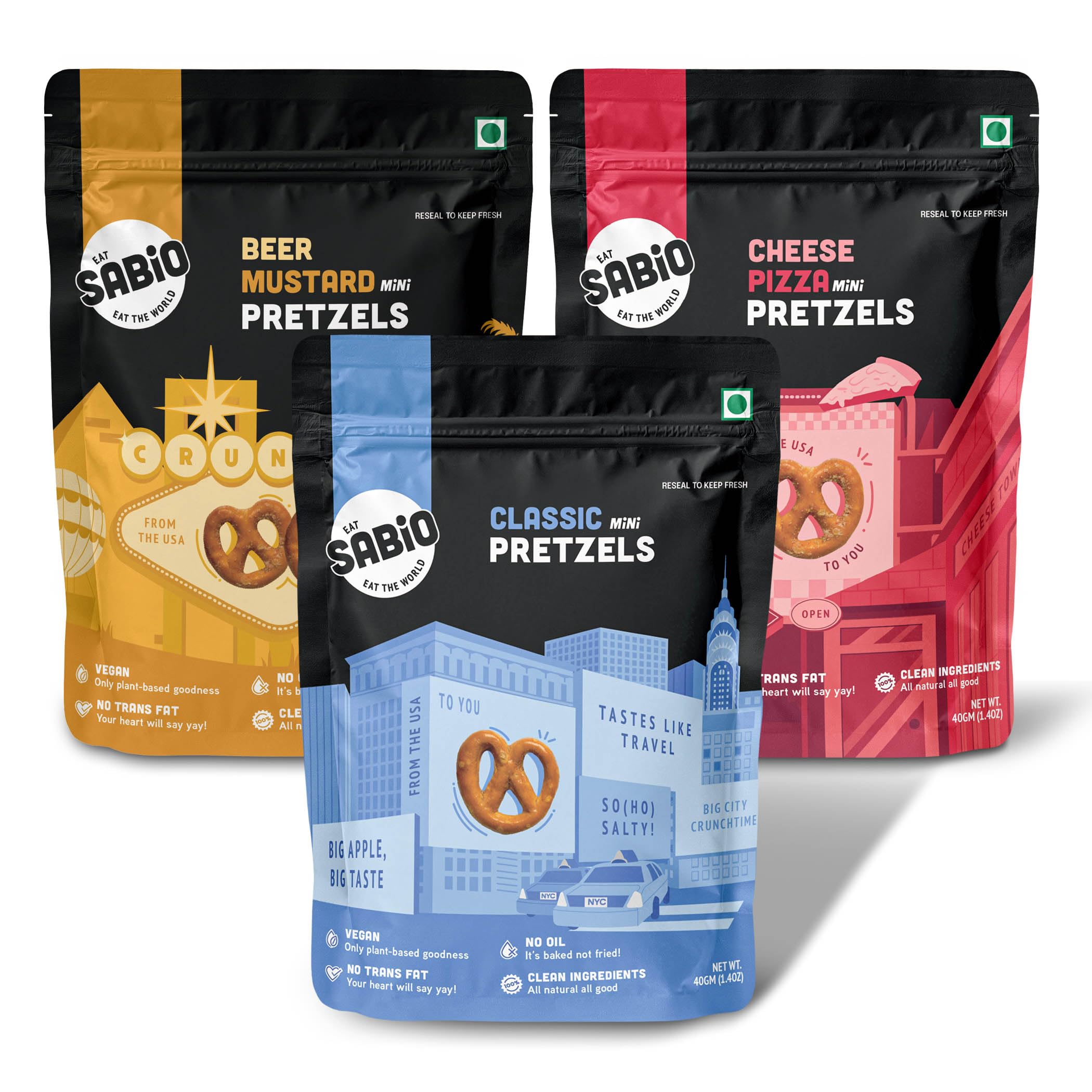 See full amazon price history chart for SABIO Mini Pretzels - Travellers Trio (Pack of 3, 40gm each) | Classic x 1 & Cheese Pizza x 1 & Beer Mustard x 1 | No Eggs, Nuts, GMO and Preservatives, Baked Not Fried SABIO Mini Pretzels - Travellers Trio (Pack of 3, 40gm each) | Classic x 1 & Cheese Pizza x 1 & Beer Mustard x 1 | No Eggs, Nuts, GMO and Preservatives, Baked Not Fried (B0CXDRZXVJ) Amazon Price History, Amazon Price Tracker