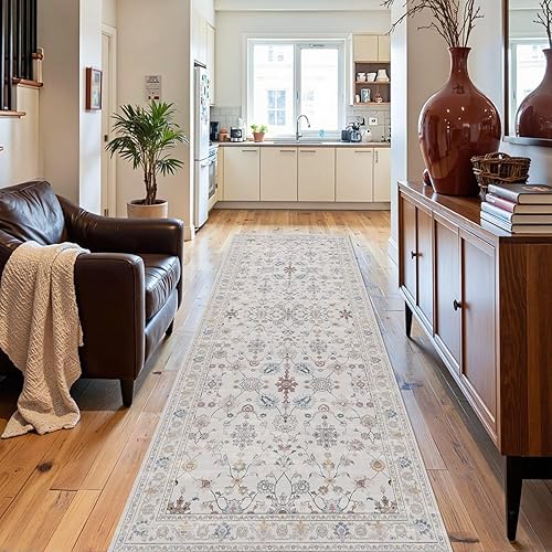 Miniatura 88 de Alfombra de Puerta Floral para Entrada, Alfombra Pequeña Lavable de 2x3, Alfombra Boho para Puerta Delantera, Alfombras de Área Antideslizantes,