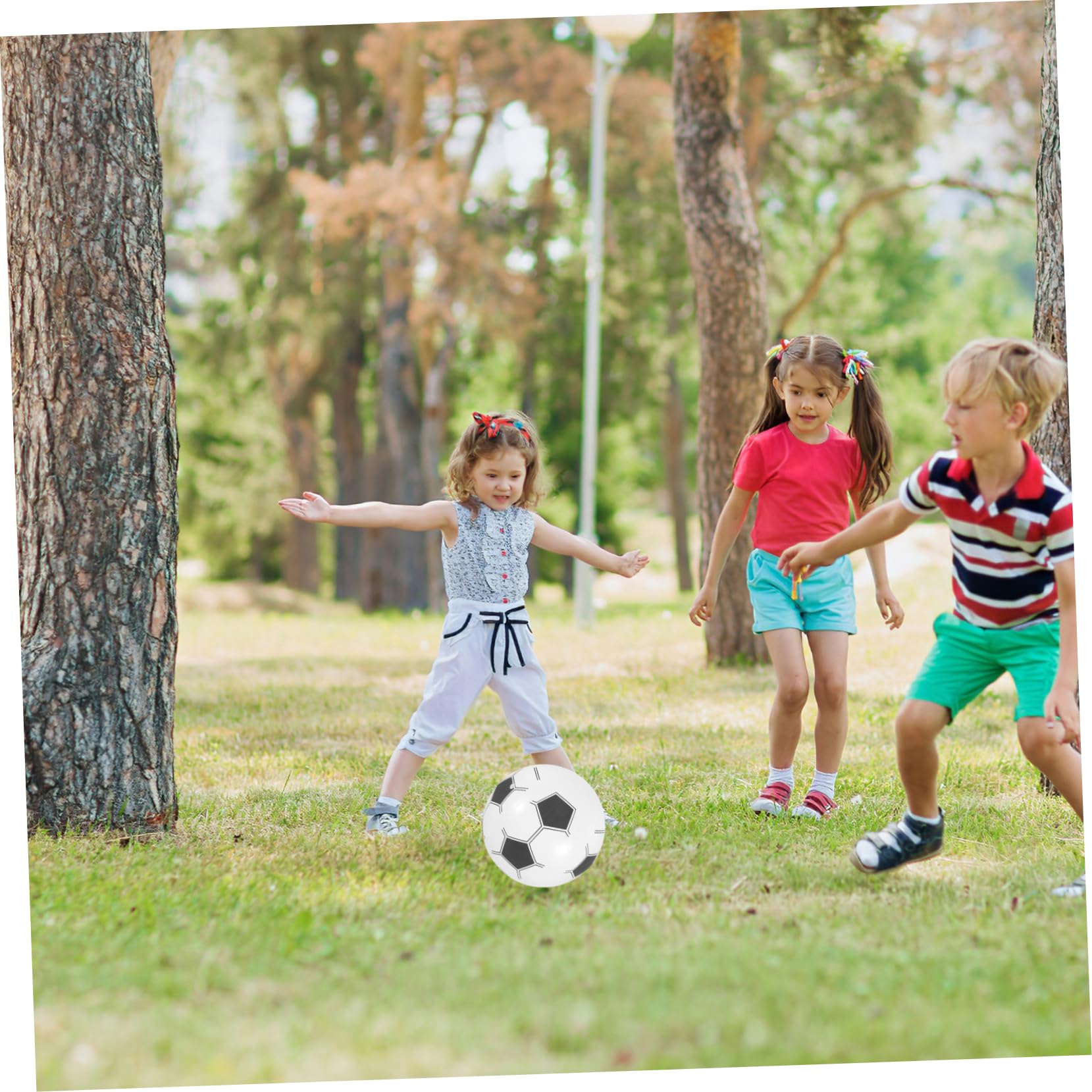 KONTONTY 4pcs Inflatable Balls for Beach Balls for Indoor for Pool Parties Summer Fun