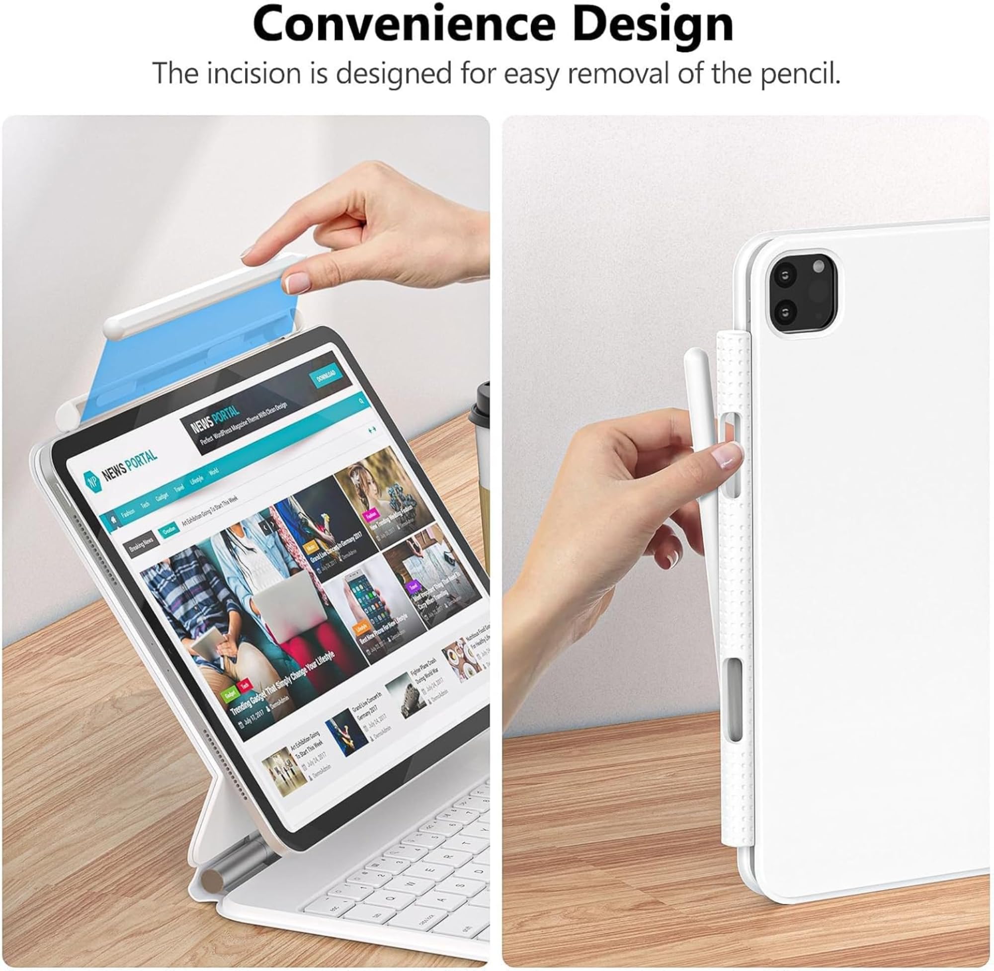 ADDGRIP Pencil Holder Compatible with Apple Pencil 1st/2nd