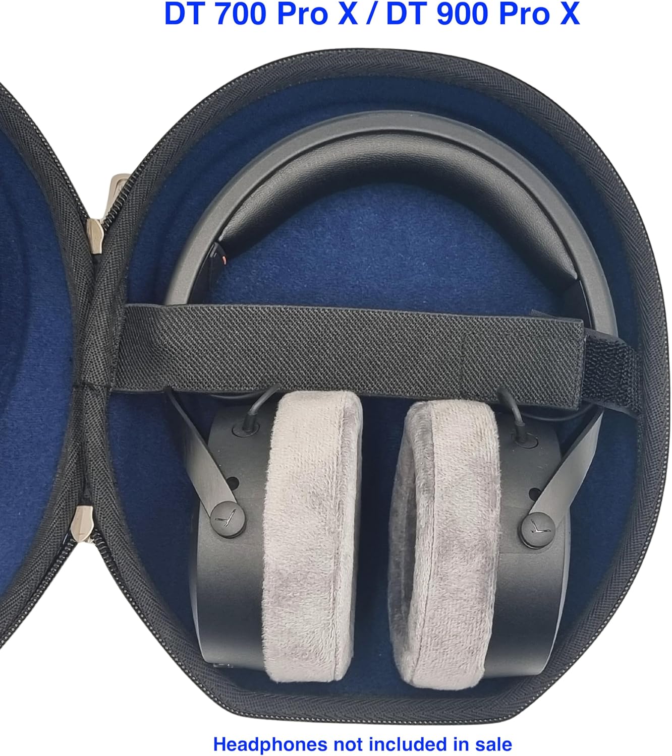 AHG Spartan Carrying case Compatible with Focal Bathy’s, Beyerdynamic DT700 Pro X DT900 Pro X, Audio Technica ATH-M50X ATH-M50XBT ATH-M50XBT2 ATH-M40X ATH-M30X etc. Strong/Durable/Protective case - Image 7