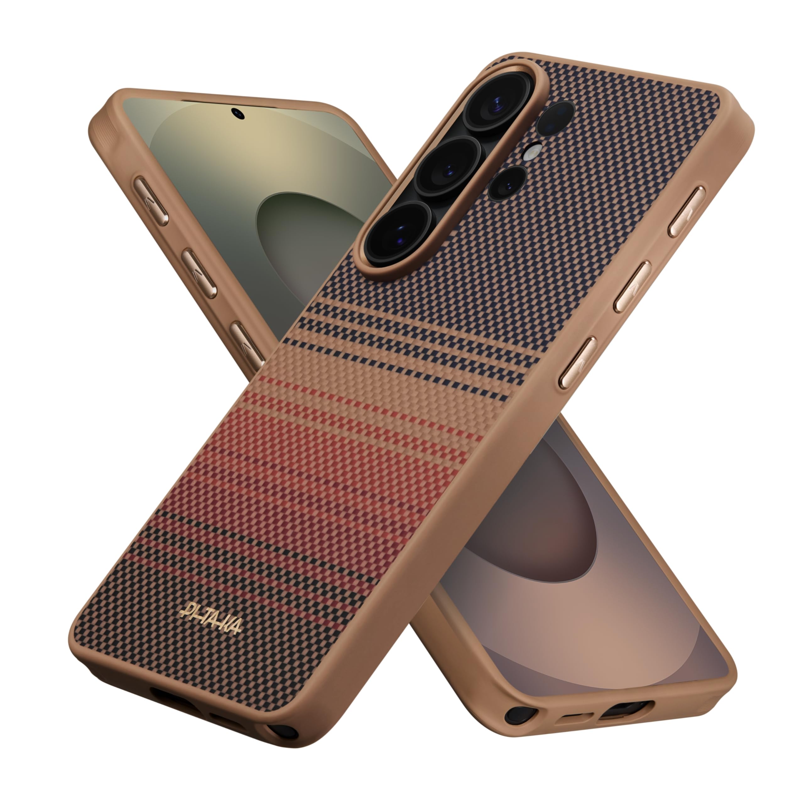pitaka Vollschutzhülle für Galaxy S26 Ultra aus Aramidfaser Sonnenuntergang