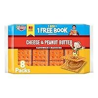 Vista 1 de Keebler Cheese and Peanut Butter Sandwich Crackers, Single Serve, 1.38 oz Packages, 8 Count(Pack of 6)