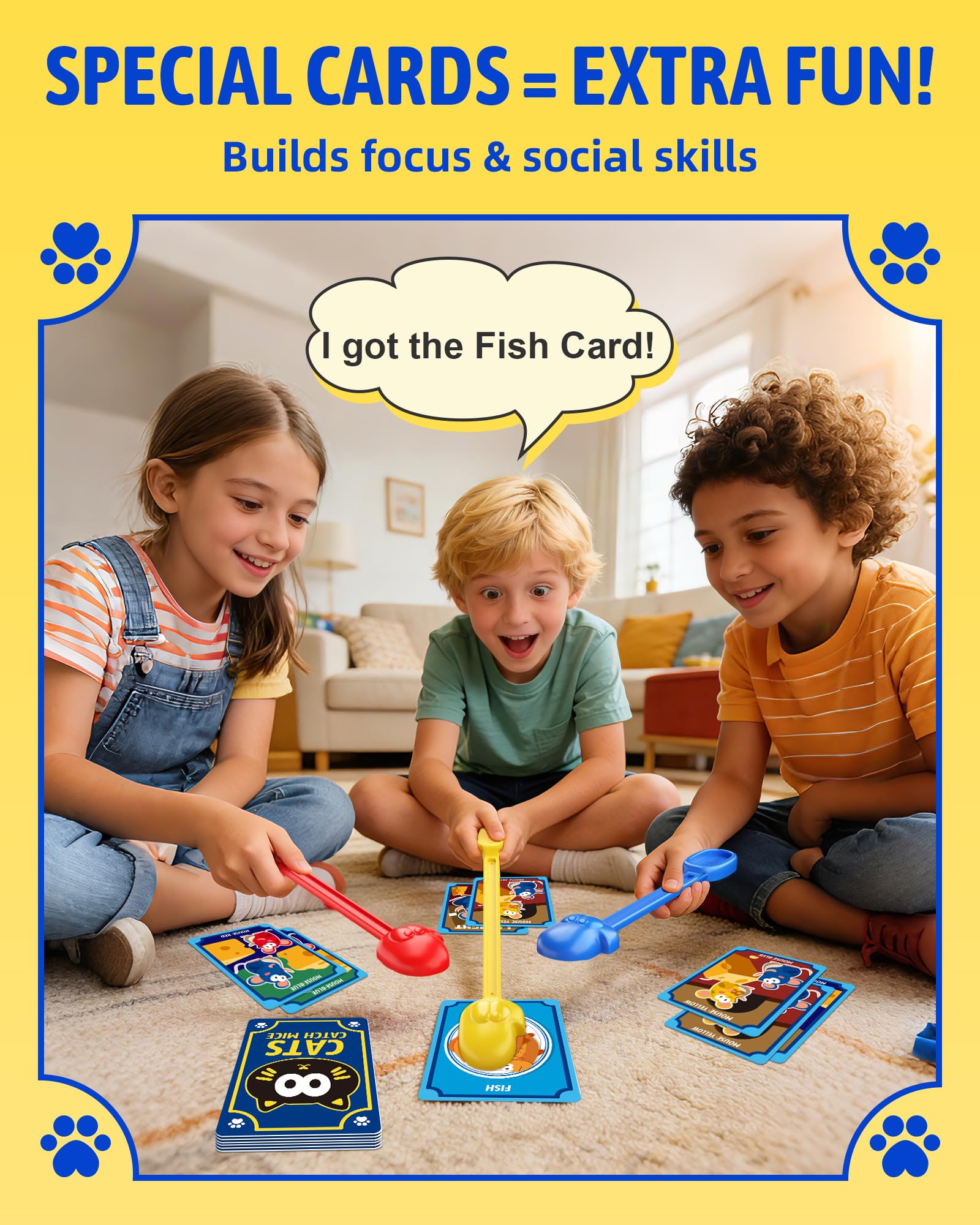 FUNJEO Snap Card Game, Black and White, Gray, 26 cm x 5 cm - Image 3
