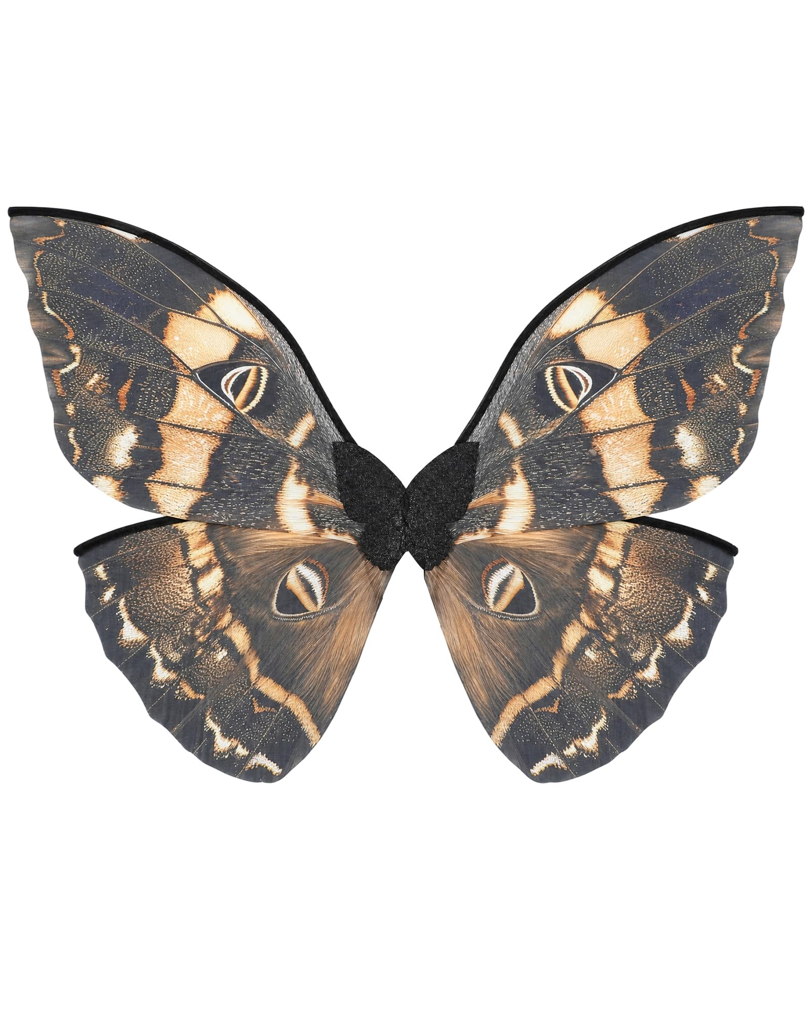 ETOFETE Moth Wings Brown Butterfly Costume for Women Halloween Fancy Dress