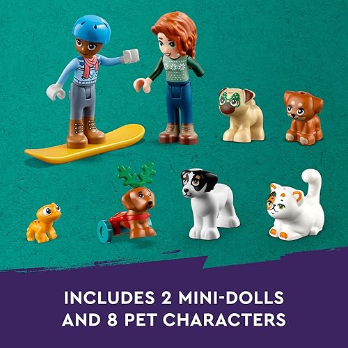 Miniatura 4 de LEGO Friends - Calendario de Adviento 2023 41758, juego de cuenta regresiva de Navidad, 24 sorpresas diarias coleccionables, incluyendo 2 mini