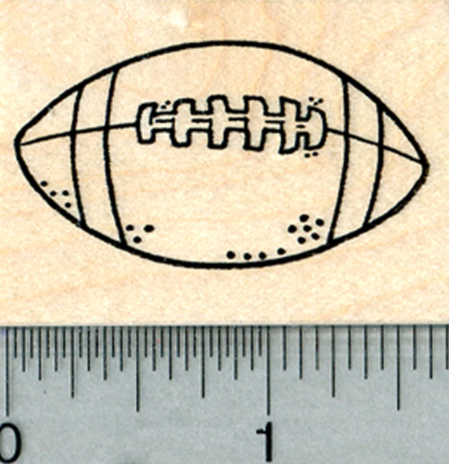 American Football Rubber Stamp Toys & Games