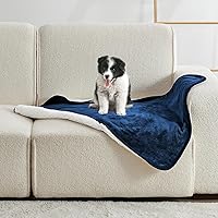 Vista 7 de Manta impermeable para cama, sofá, manta líquida suave a prueba de orina para perro, cachorro, gato, protector reversible de vellón Sherpa