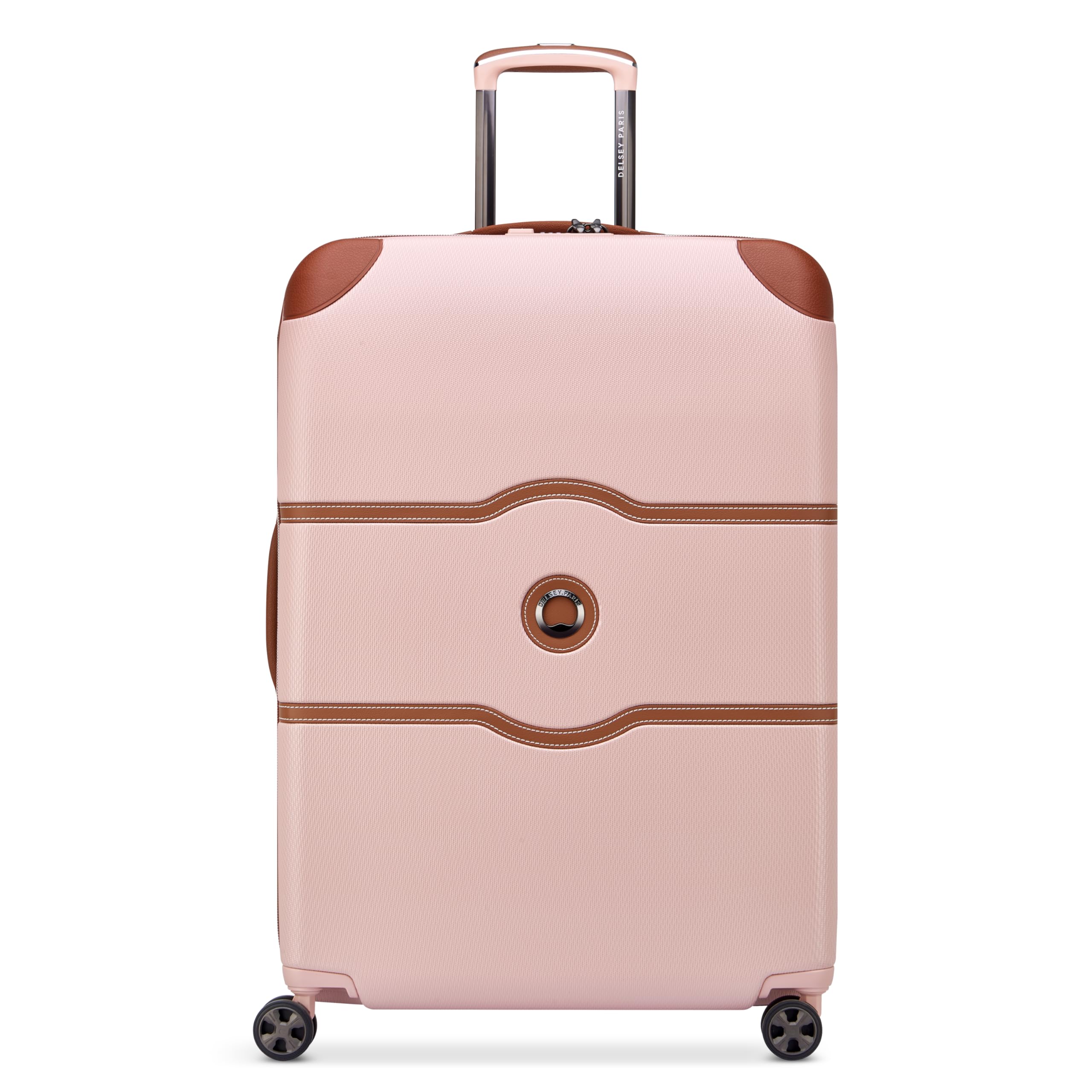 DELSEY PARIS Chatelet Air 2.0, 28 Inch Checked-Large Luggage, Blush Pink | Checked-In Sui…