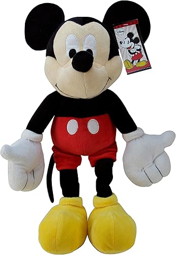 Jay Franco - Almohada de peluche de Mickey Mouse clásico de Disney, supersuave, de microfibra de poliéster